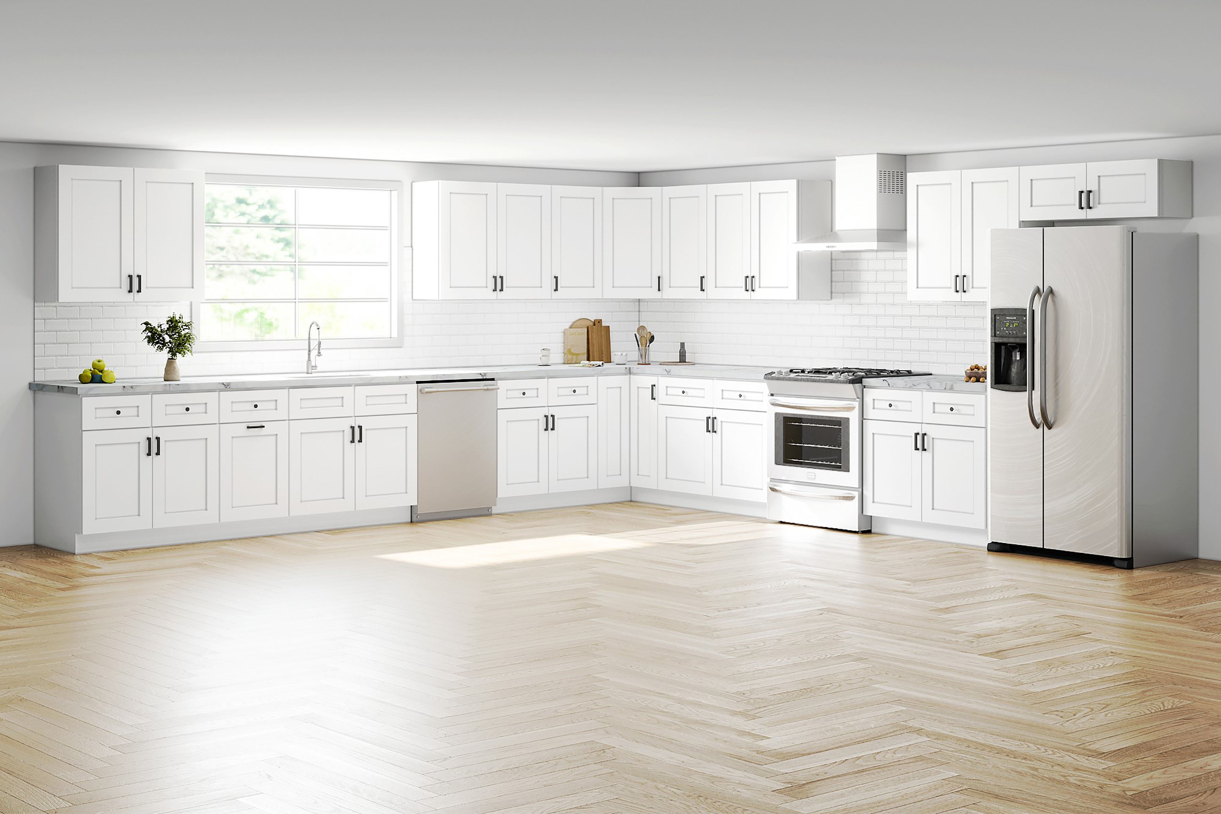 15 X 15 J&K White Shaker Kitchen